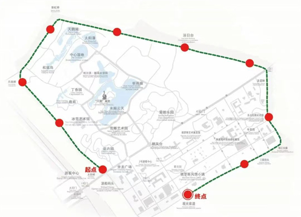 哈尔滨太阳岛骑行路线“中国骑行地图”公布