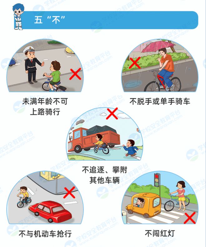 “小孩哥”骑车载人摔伤交警及时救助！会骑≠能骑开学骑行请注意！(图5)