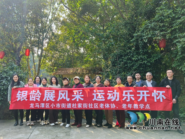 龙马潭区小市街道杜家街社区：银龄展风采运动乐开怀(图3)