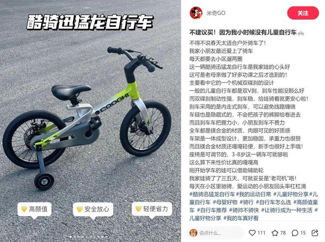 儿童自行车品牌盘点：谁才是最佳选择？(图7)