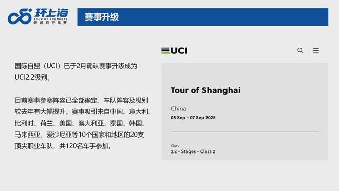 上海自主品牌赛事全新升级2025环上海·新城自行车赛9月开赛(图1)