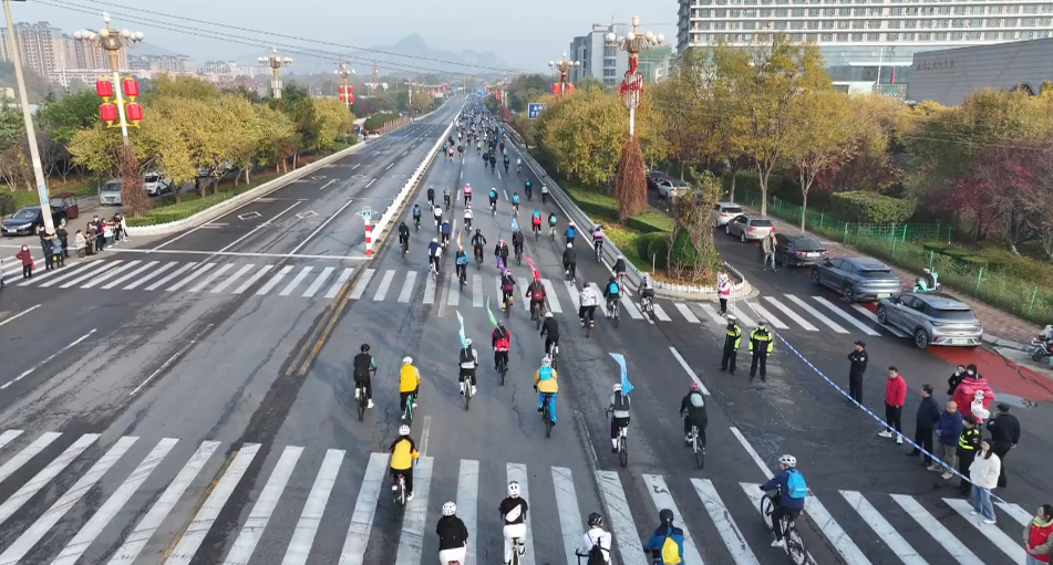 骑聚鹿泉美骑山前大道——2024石家庄骑游大会(图3)