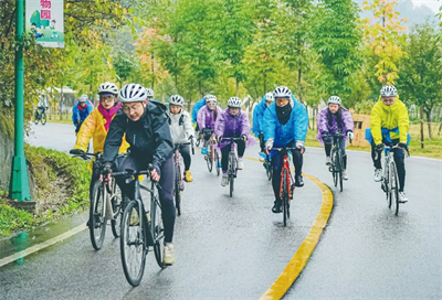 “2024骑豫·问鼎中原”全国自行车骑游大会栾川重渡沟站活动