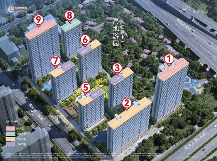 合肥绿城燕语春风楼盘户型图(图1) 合肥绿城燕语春风楼盘户型图(图1)